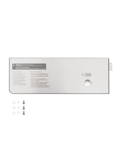 Stainless Steel Left Side Shelf Fascia #G418-0600-01